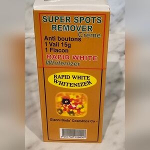 Rapid white spot remover cream